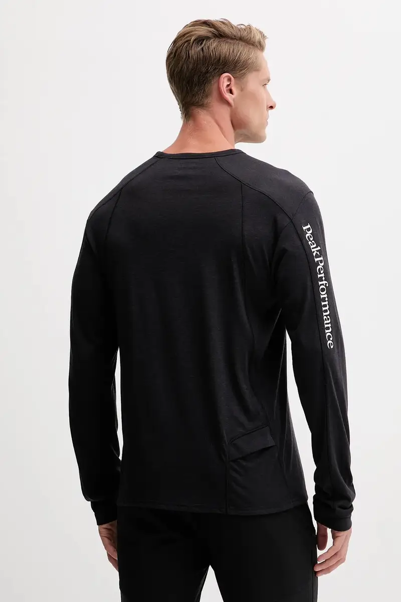 longsleeve sportivo colore nero G80182 miniatura 3