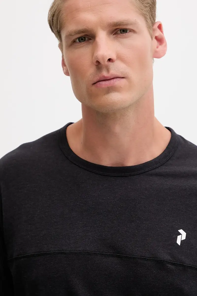 longsleeve sportivo colore nero G80182 miniatura 4