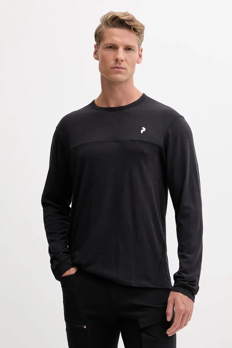 longsleeve sportivo colore nero G80182
