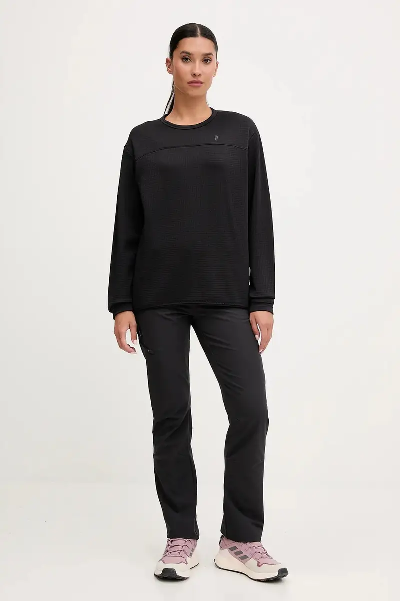 longsleeve sportivo Trail colore nero G79810 miniatura 2