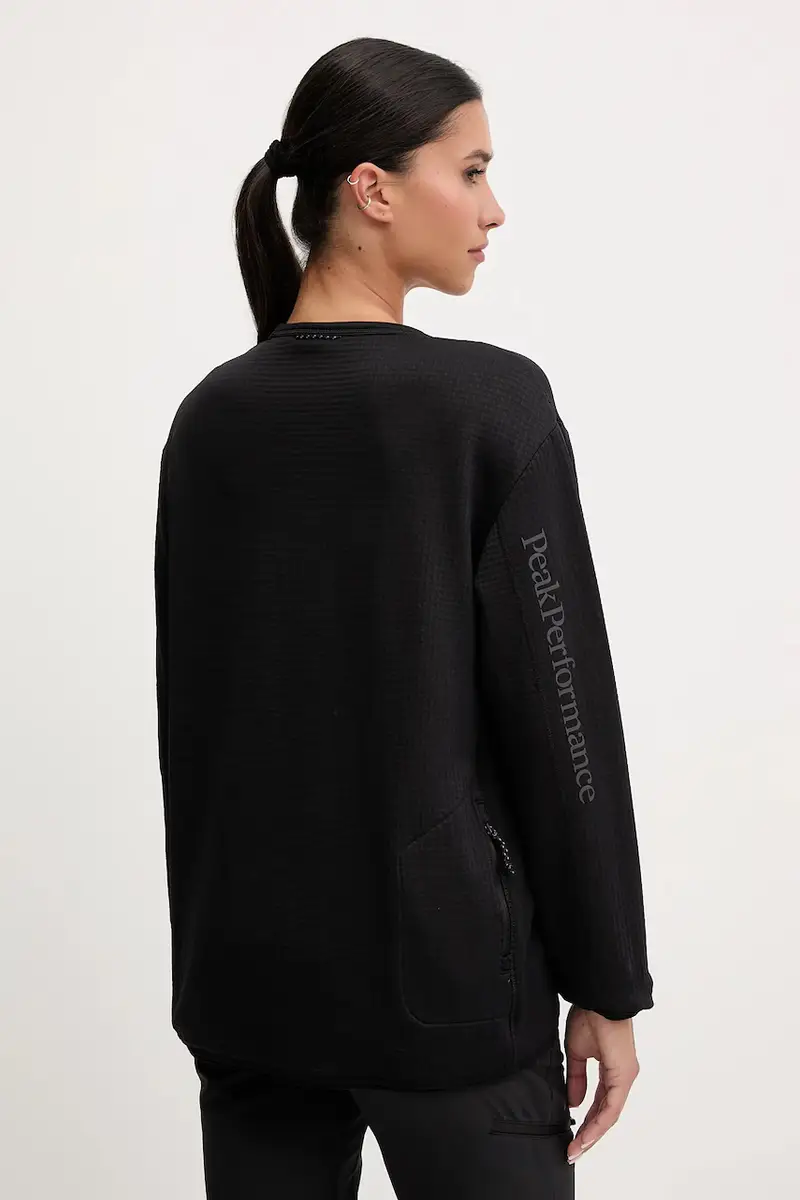 longsleeve sportivo Trail colore nero G79810 miniatura 3