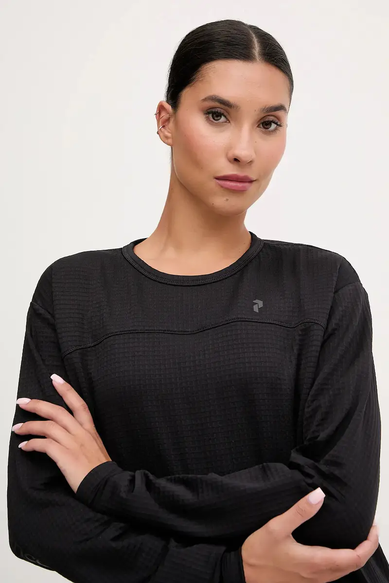 longsleeve sportivo Trail colore nero G79810 miniatura 4