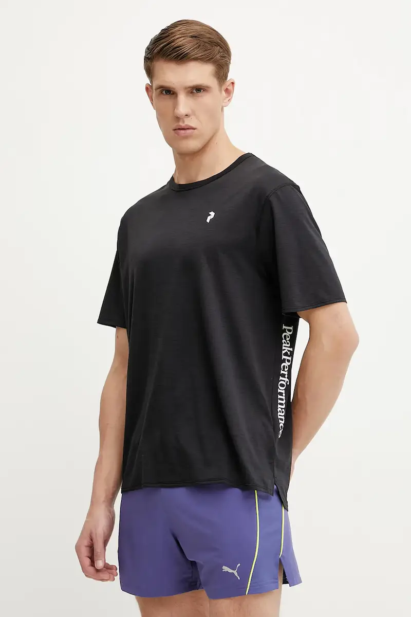 maglietta sportiva Trail colore nero G79467