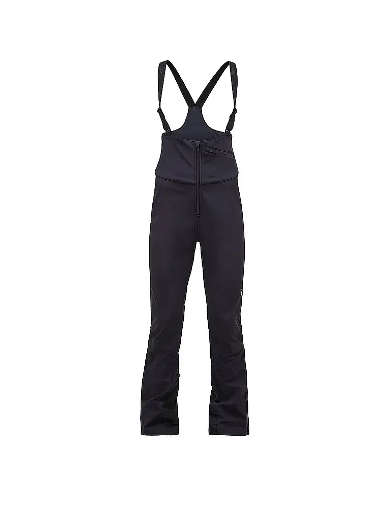 Pantaloni da sci da donna Softshell Stretch BIB nero | M