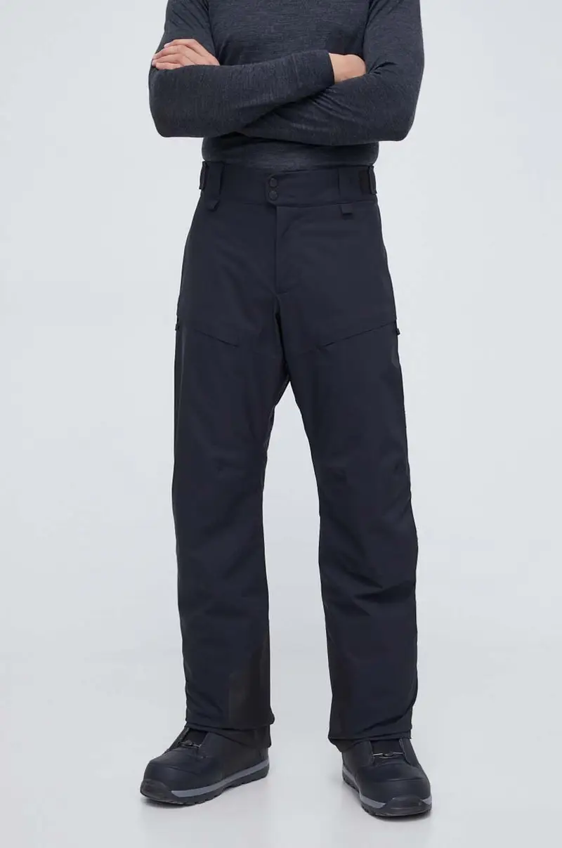 pantaloni da sci Maroon Nero