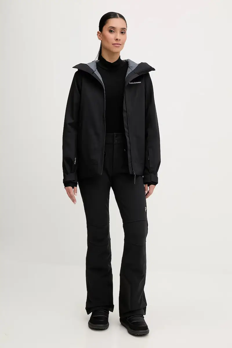 pantaloni da sci Nero miniatura 2