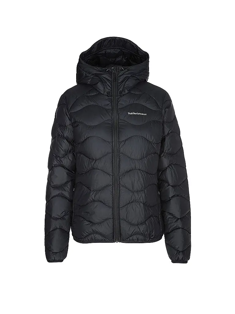 Piumino da donna con cappuccio Helium Down nero | XS