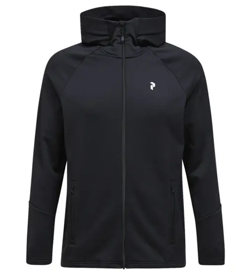 Rider Essentials Zip Hood - felpa in pile - uomo Black