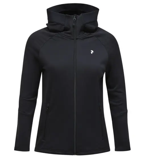 Rider Essentials Zip Hood W - giacca in pile - donna Black