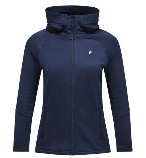 Rider Essentials Zip Hood W - giacca in pile - donna Blue