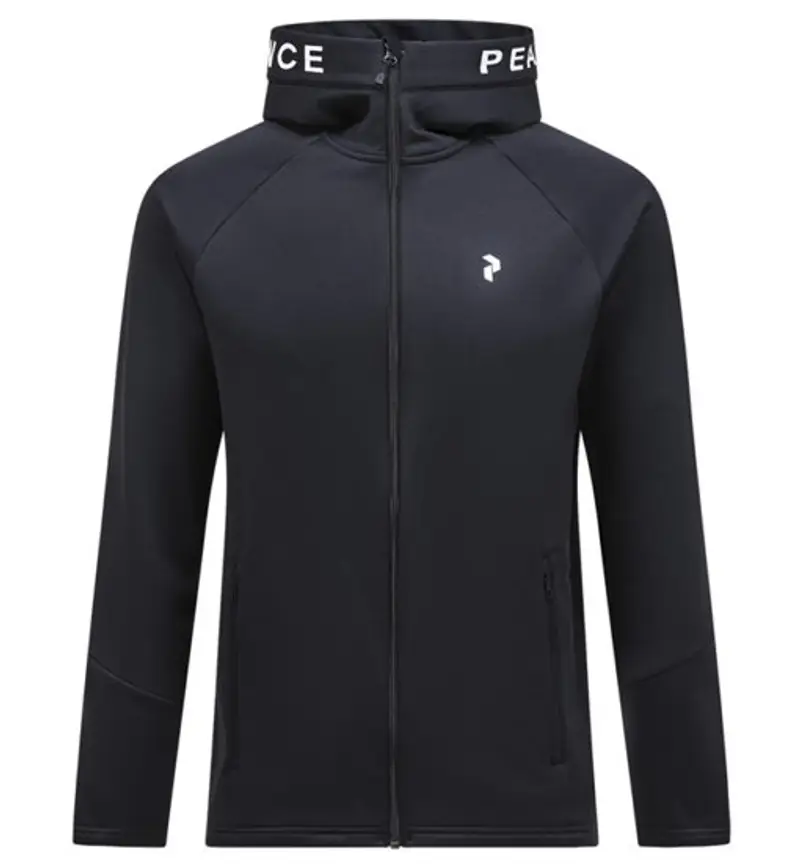 Rider Zip Hood - felpa in pile - uomo Black