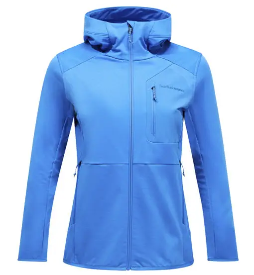 Utility Light Zip Hood W - giacca in pile - donna Blue