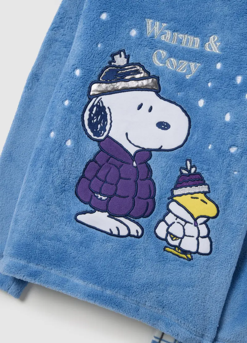 Pigiama A Quadri Multicolor Regular Fit Con Stampa Peanuts, Donna, Multicolor miniatura 2