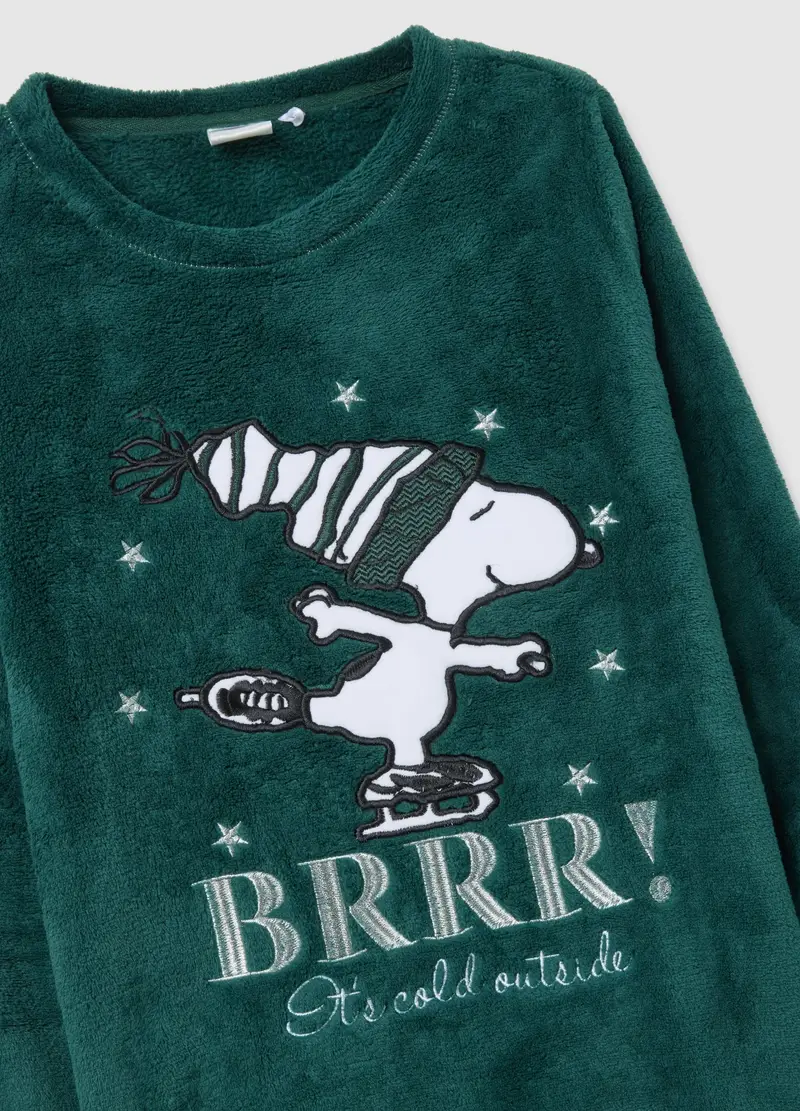 Pigiama Multicolor Regular Fit Con Stampa Snoopy, Donna, Multicolor miniatura 2