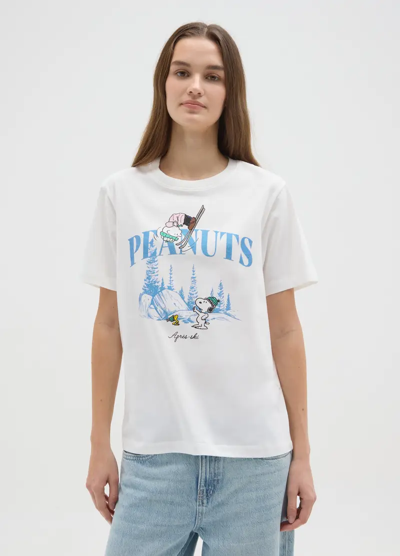 PEANUTS T-shirt Donna Bianco 4153823 miniatura 2