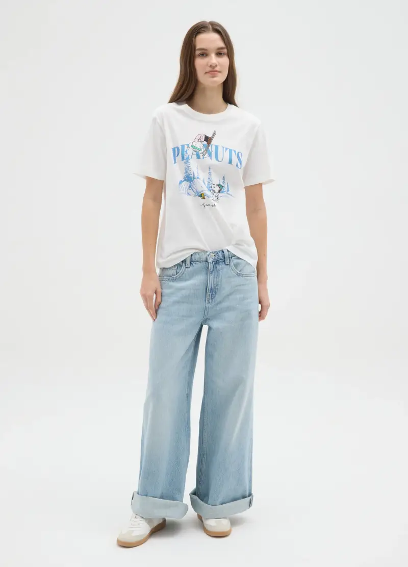 PEANUTS T-shirt Donna Bianco 4153823