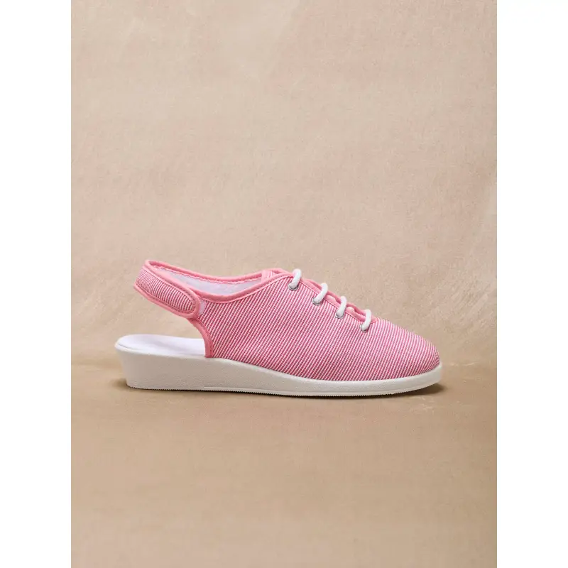 Sandali in tela a apertura totale donna Pédiconfort