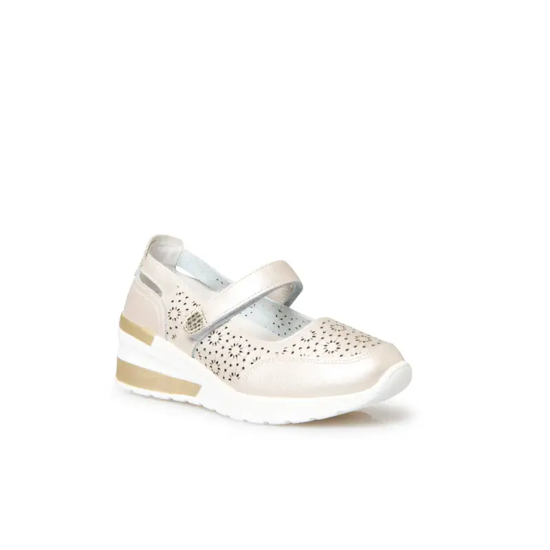 Scarpe con lacci in pelle da donna Pédiconfort