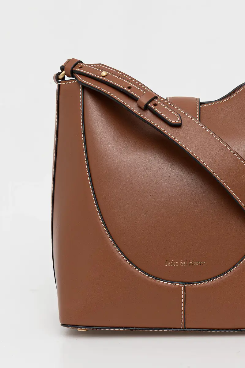 Pedro del Hierro Borsa a mano Marrone 3620048 miniatura 3