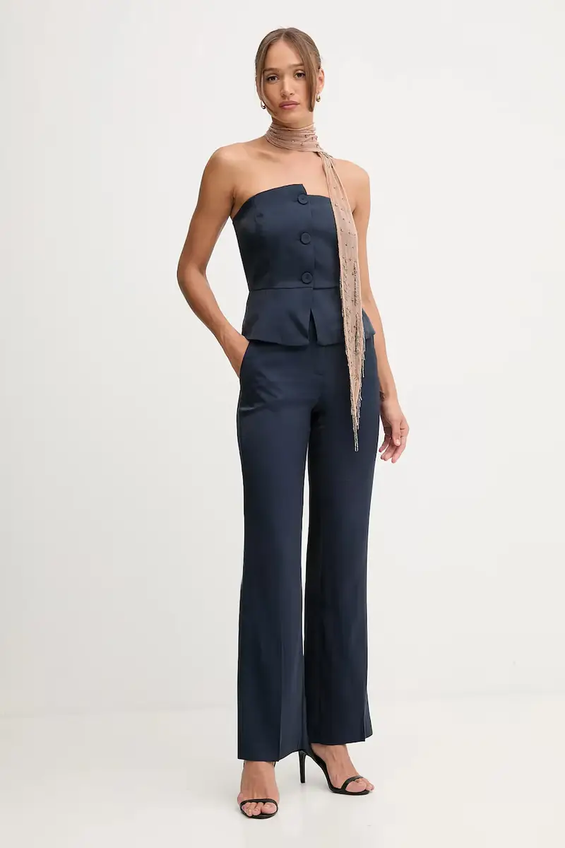 camicetta donna colore blu navy 7652598 miniatura 2