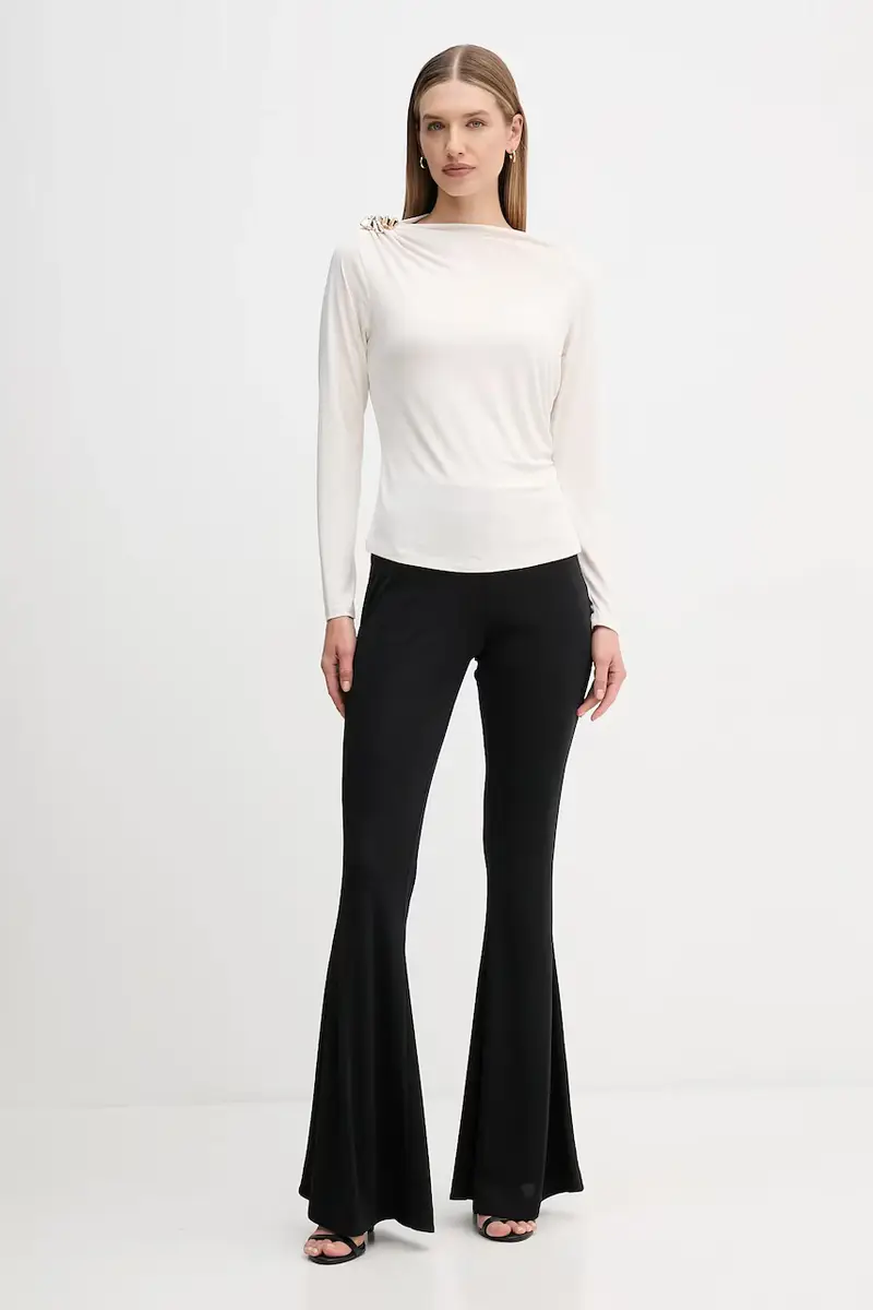 camicia a maniche lunghe colore beige 8622514 miniatura 2