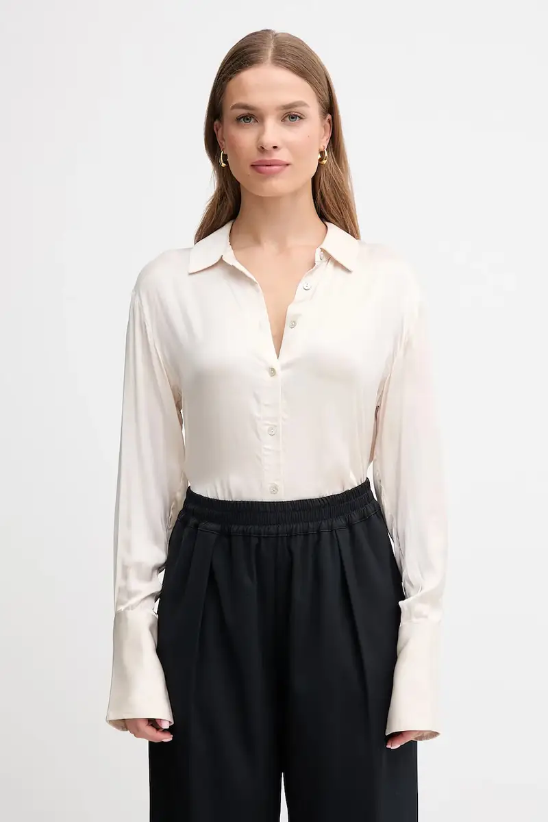 camicia donna colore grigio 6632950 Beige