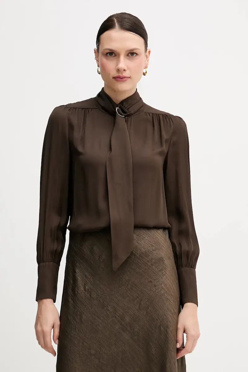 camicia donna colore marrone 6632015