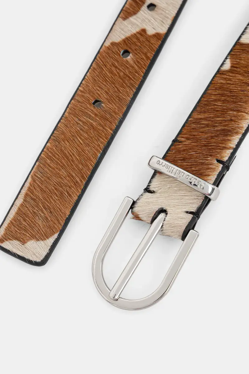 cintura in pelle donna colore marrone 4692161 miniatura 2