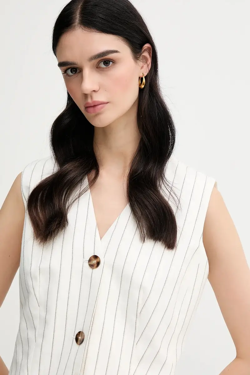 giacca in lino misto colore beige 7319821 miniatura 4