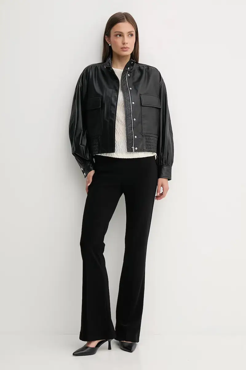 giacca in pelle colore nero 5492124 miniatura 2