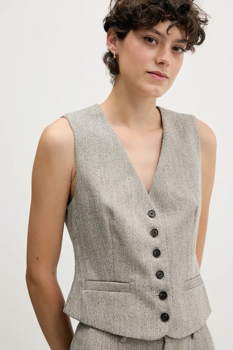 gilet colore beige 7312262 miniatura 4