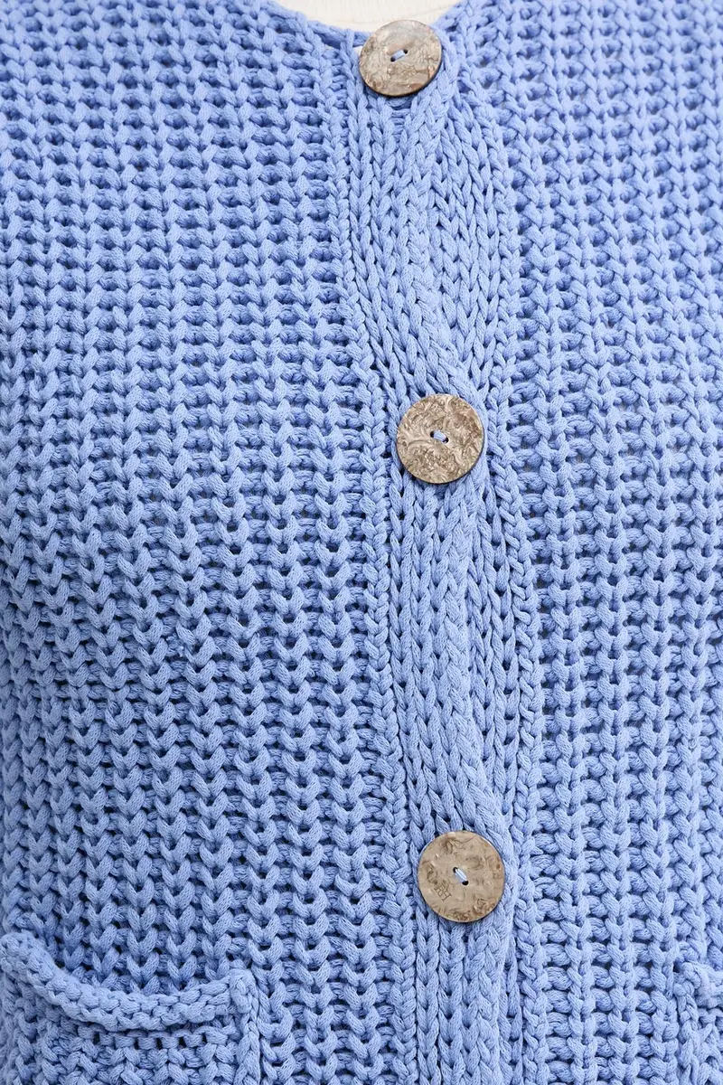 Pedro del Hierro Gilet Donna Blu 3581601 miniatura 5