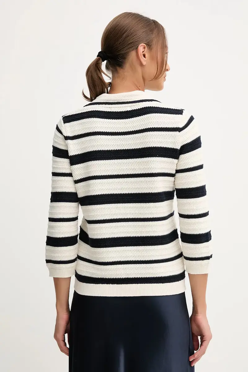 maglione in cotone donna colore beige 3512894 miniatura 3