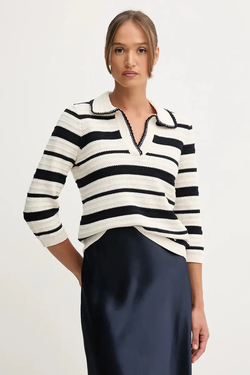 maglione in cotone donna colore beige 3512894