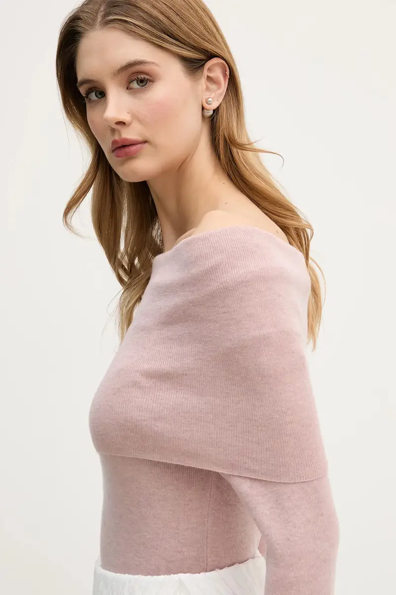 maglione in misto lana Rosa miniatura 4