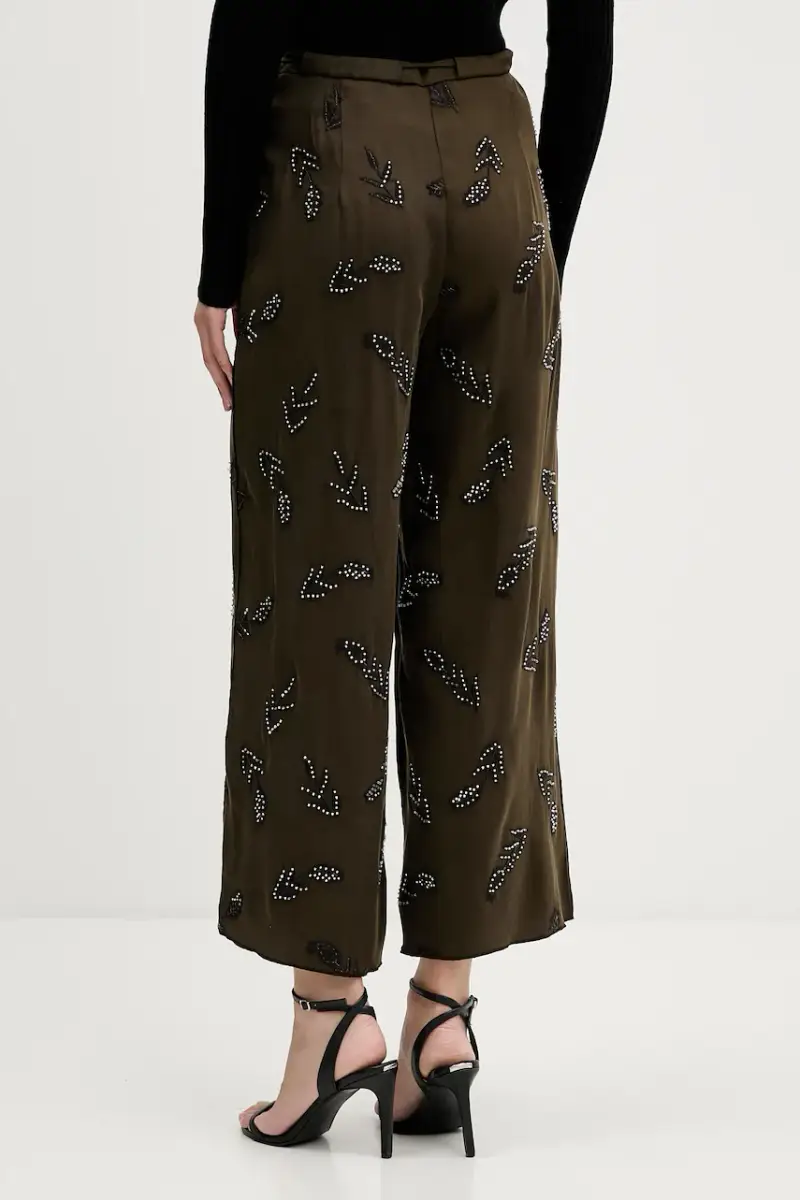 pantaloni donna 7602518 Verde miniatura 3