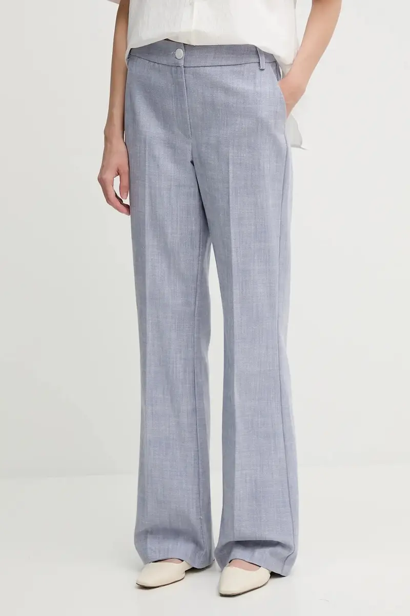 pantaloni in cotone donna colore blu 7609755