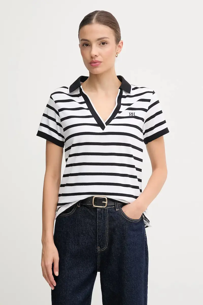 Pedro del Hierro Polo Donna Bianco 3577734