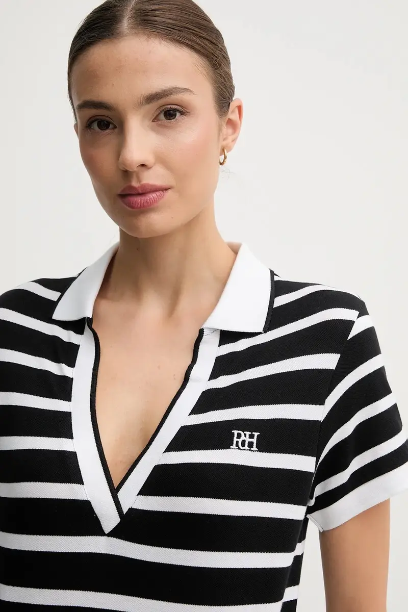 Pedro del Hierro Polo Donna Nero 3641561 miniatura 4