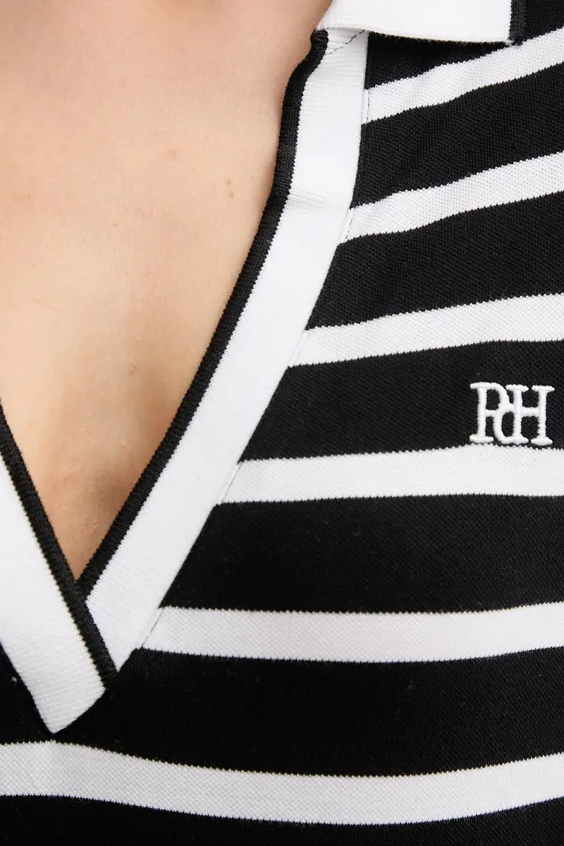 Pedro del Hierro Polo Donna Nero 3641561 miniatura 5