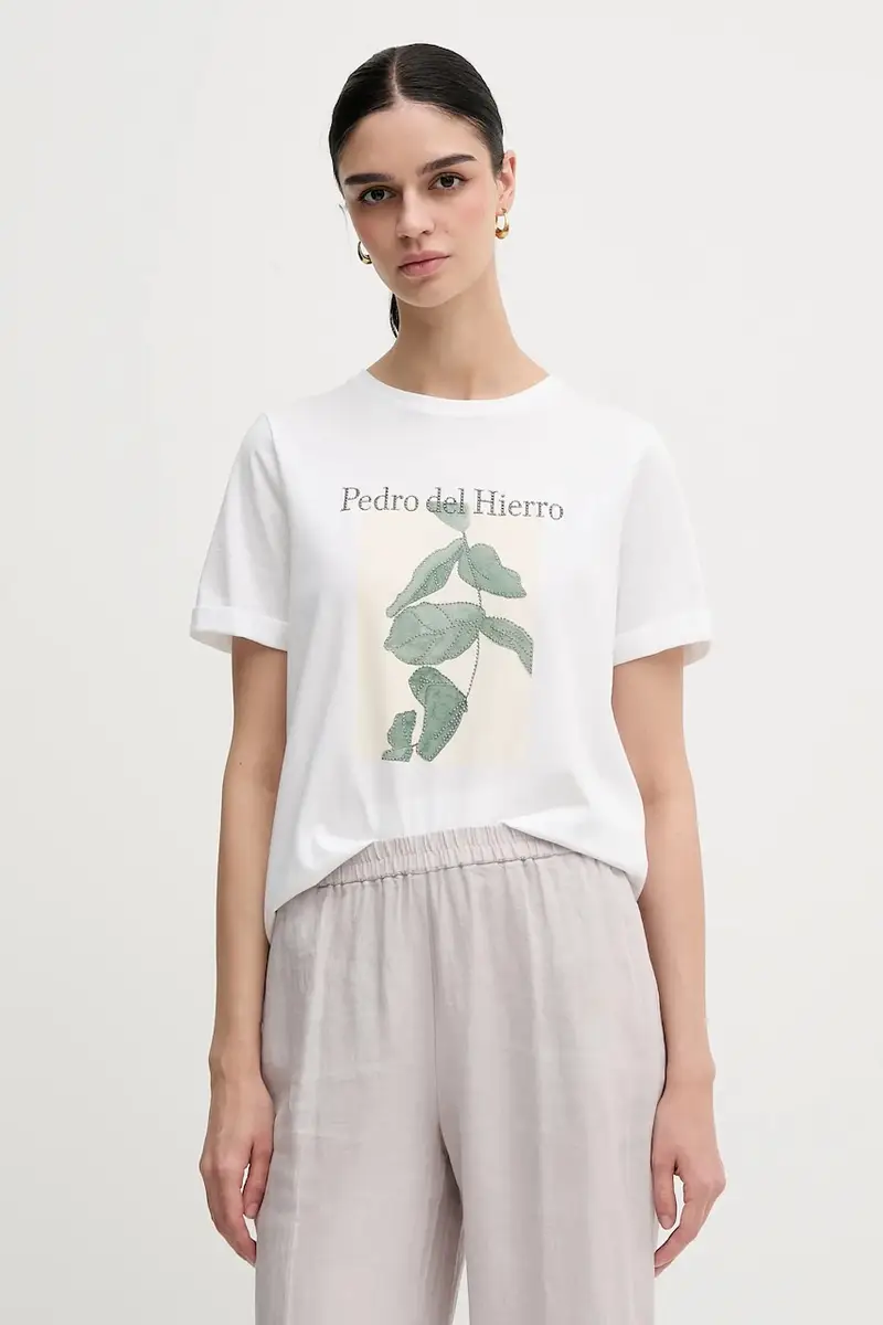 Pedro del Hierro T-shirt Donna Bianco 2217937
