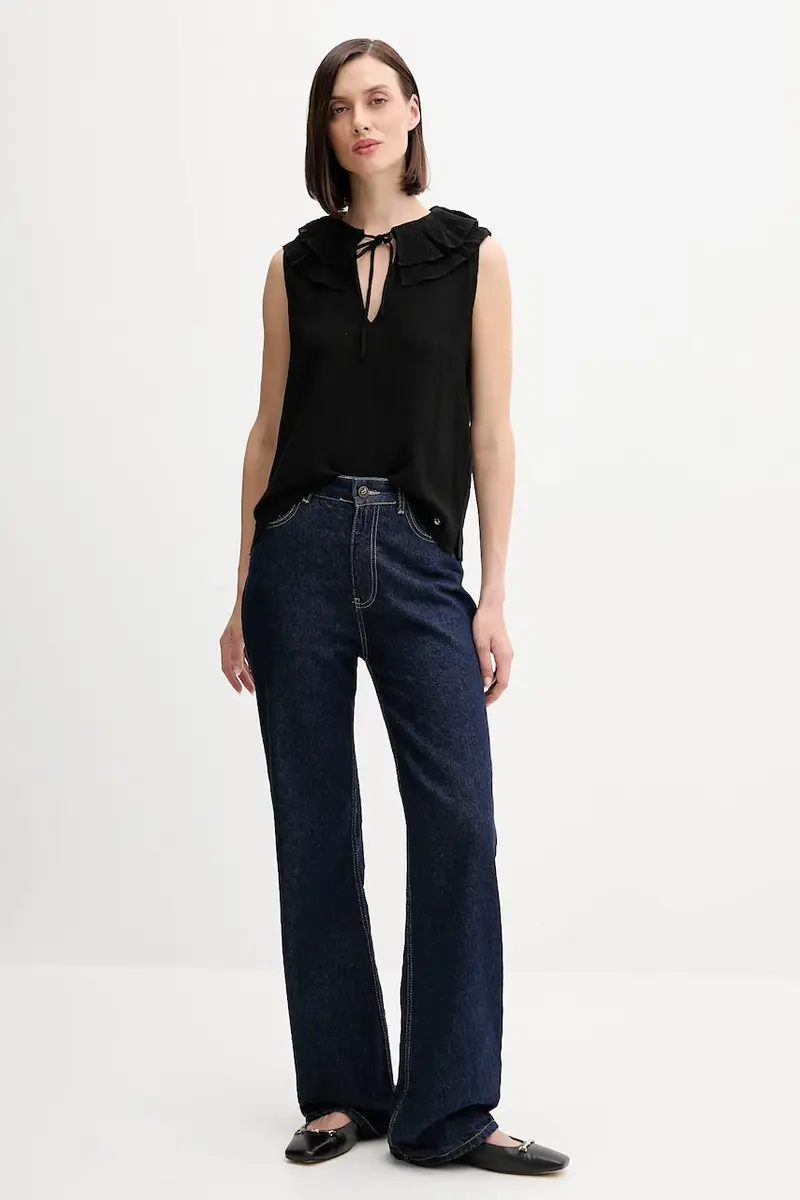 Pedro del Hierro Top Donna Nero 3646027 miniatura 2