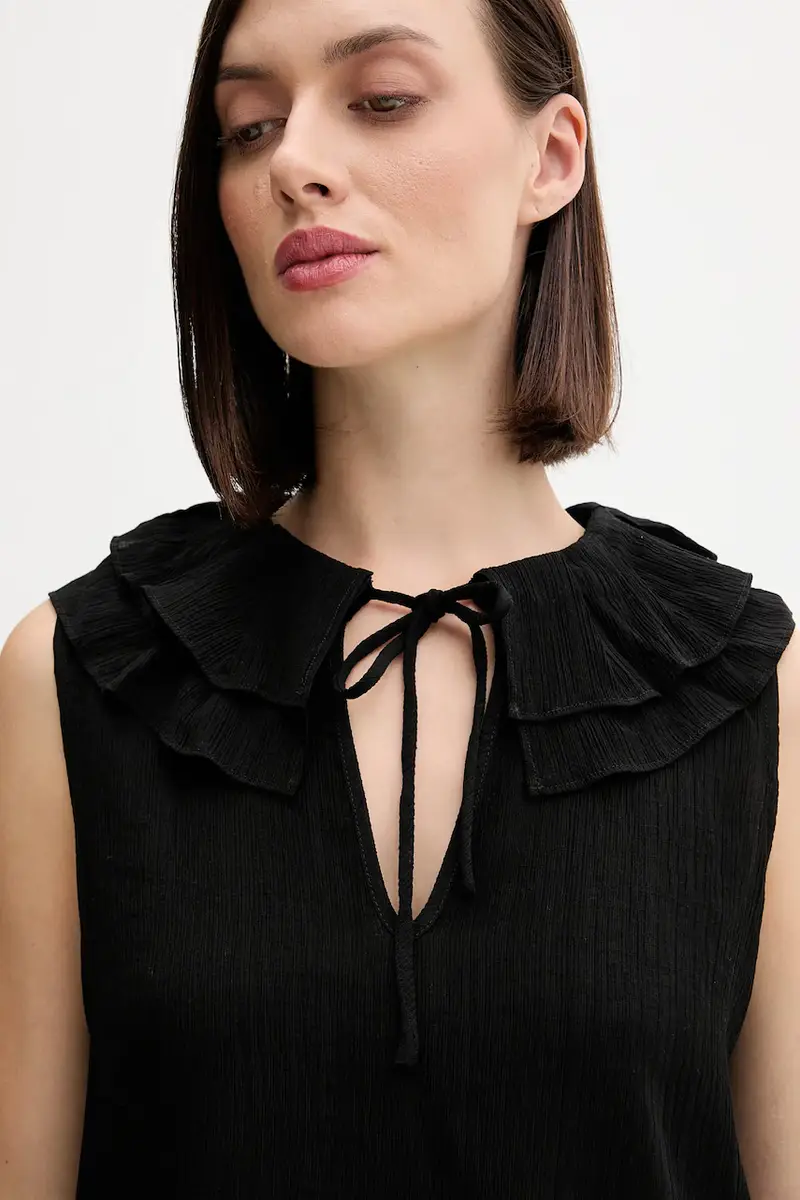 Pedro del Hierro Top Donna Nero 3646027 miniatura 4