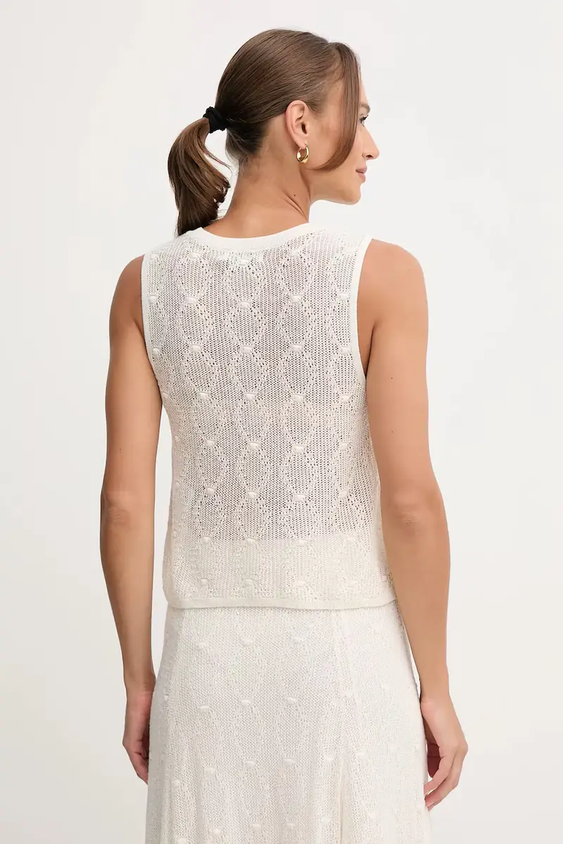 Pedro del Hierro Top Donna Beige 3573770 miniatura 3