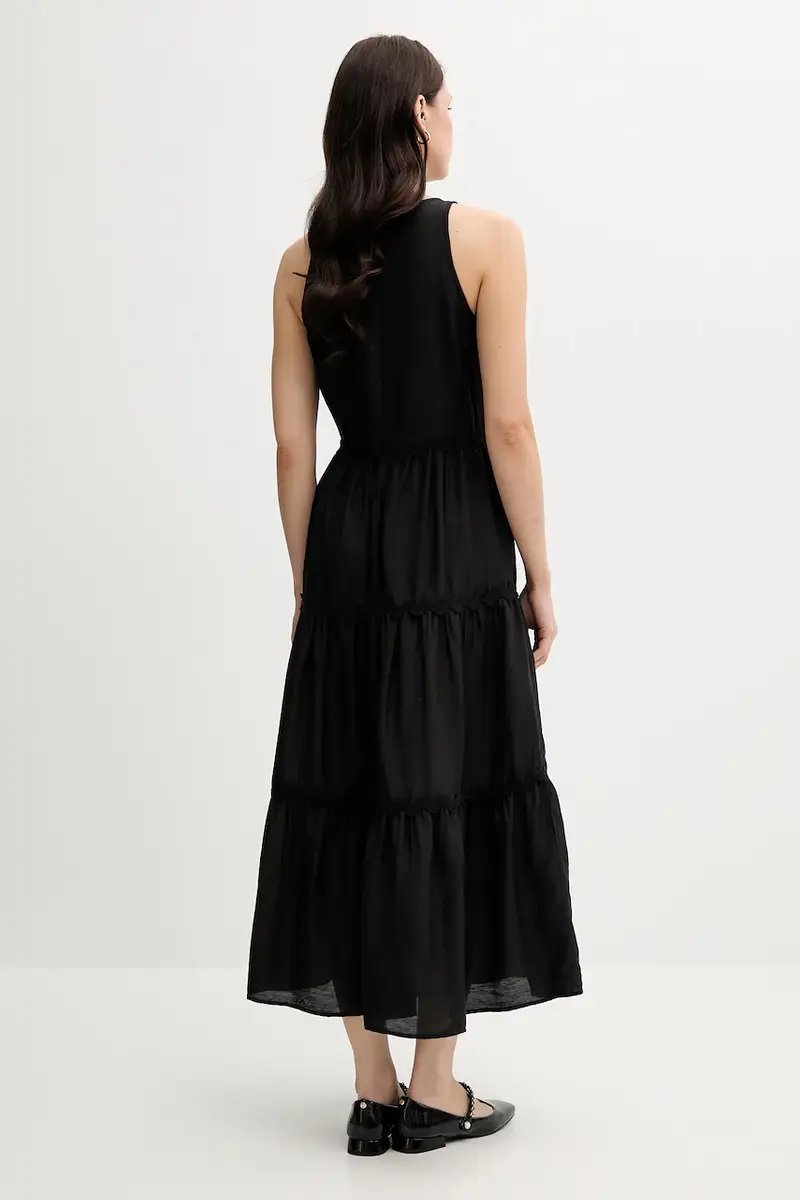 vestito con aggiunta di lino colore nero 3819824 miniatura 2