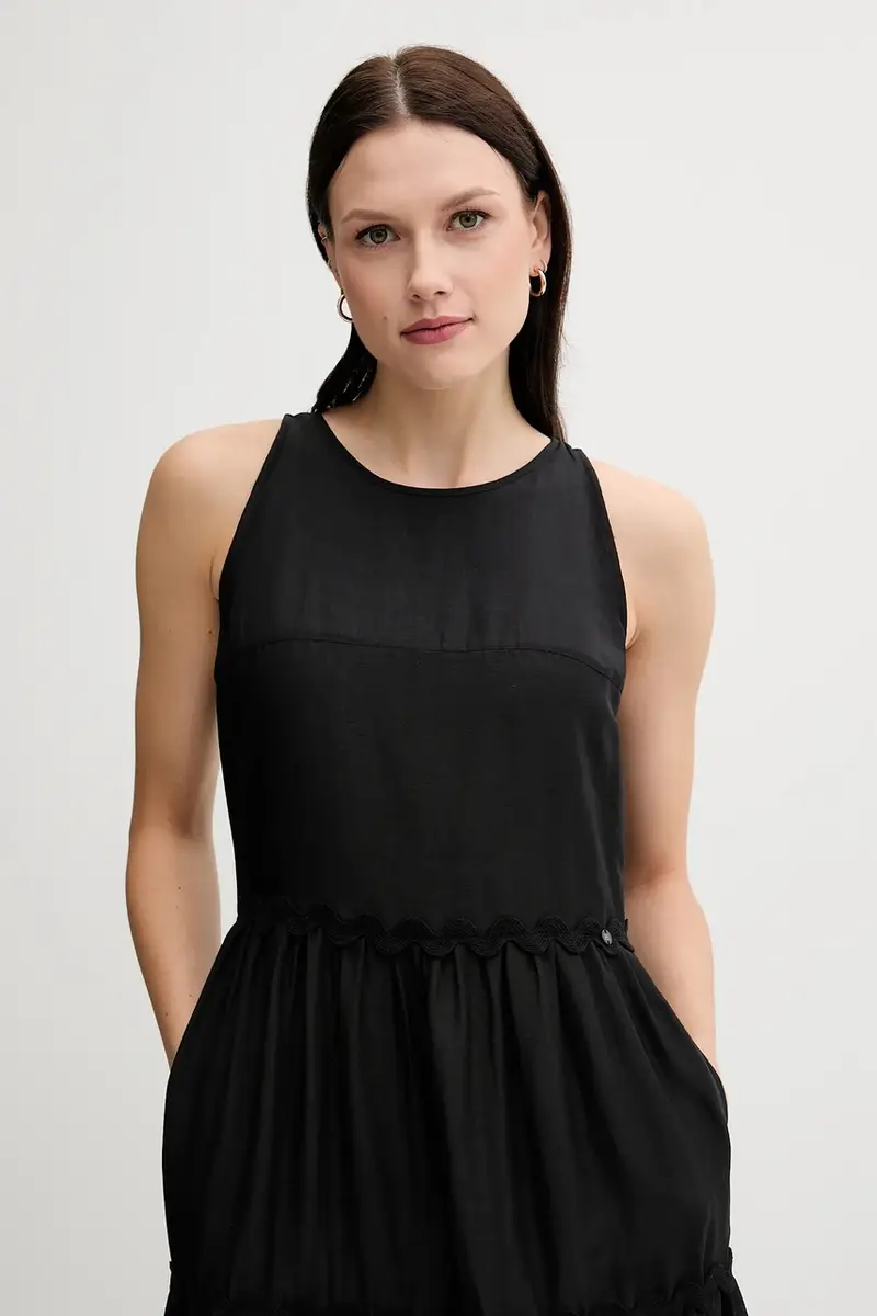 vestito con aggiunta di lino colore nero 3819824 miniatura 4