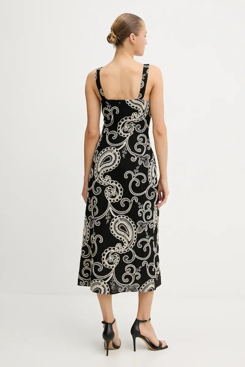 vestito con aggiunta di lino colore nero 3819830 miniatura 2