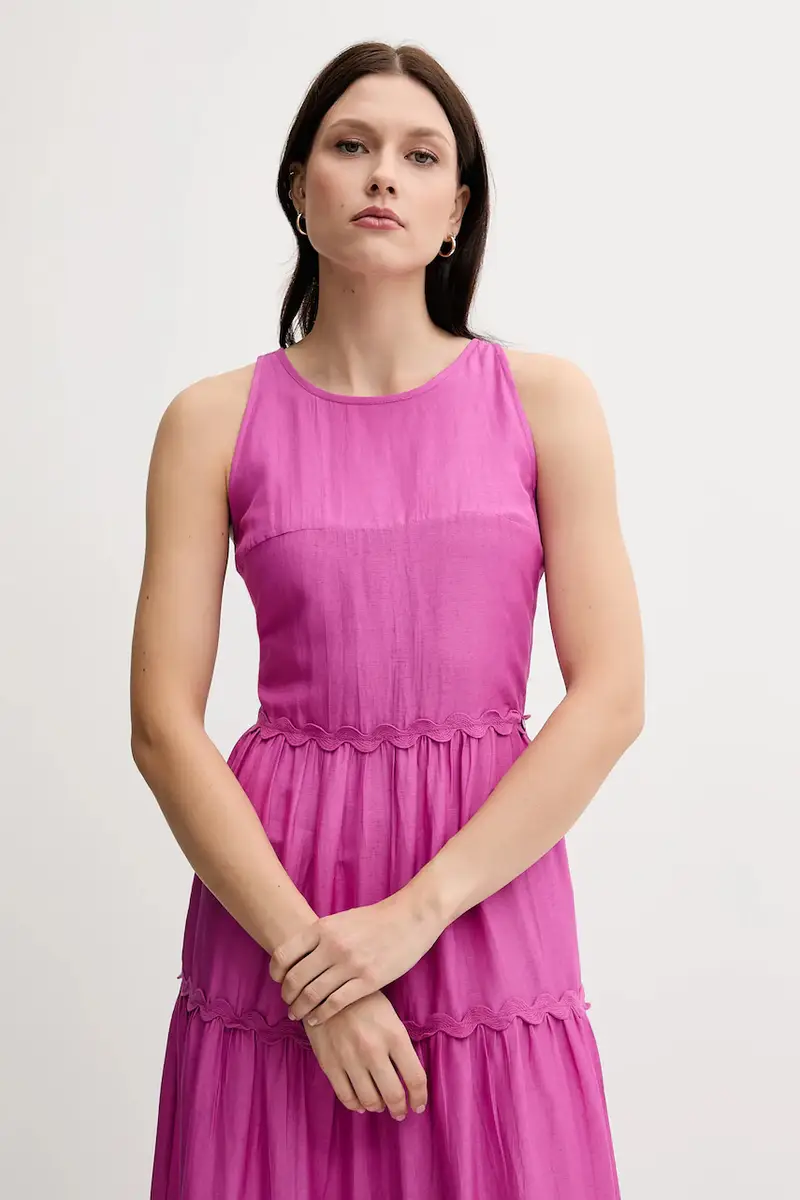 vestito con aggiunta di lino colore rosa 3819824 miniatura 4