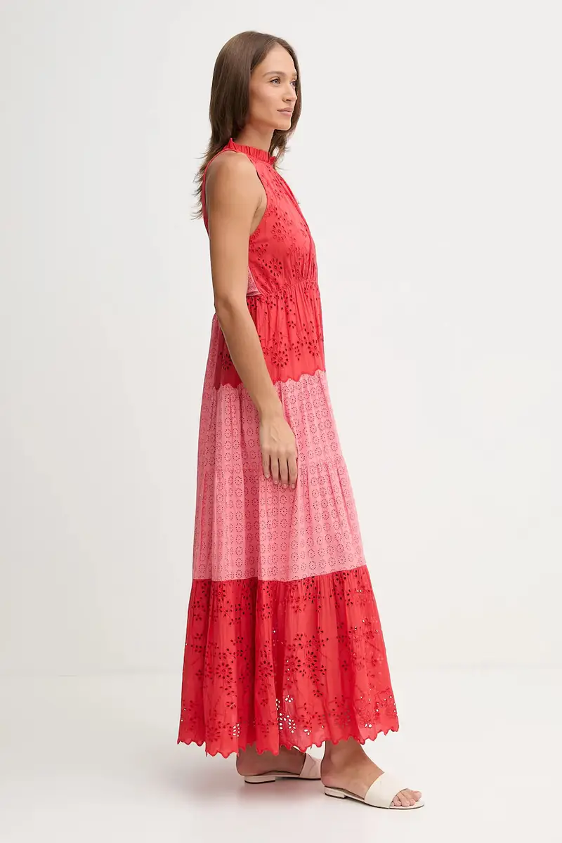 vestito in cotone colore rosso 3819838 miniatura 4