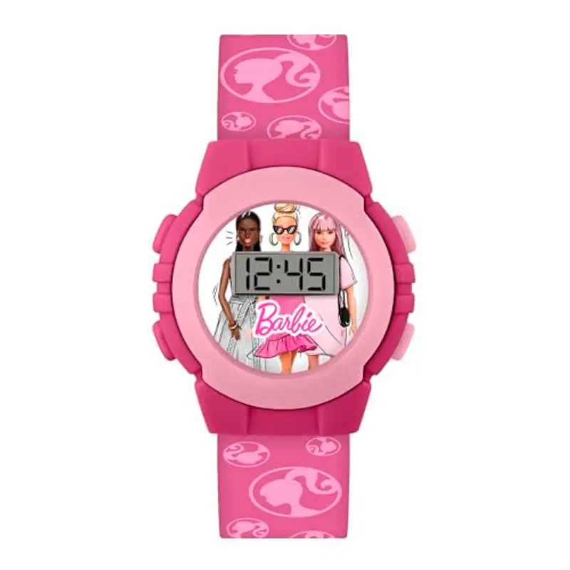 Peers Hardy Orologio digitale Barbie BAB4110 AMZ rosa, rosa, Rotondo